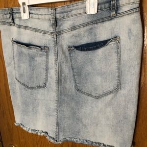 Charlotte Russe Skirts - Denim Mini Skirt Light/Acid Wash Charlotte Russe Skirts - Denim Mini Skirt Light/Acid Wash